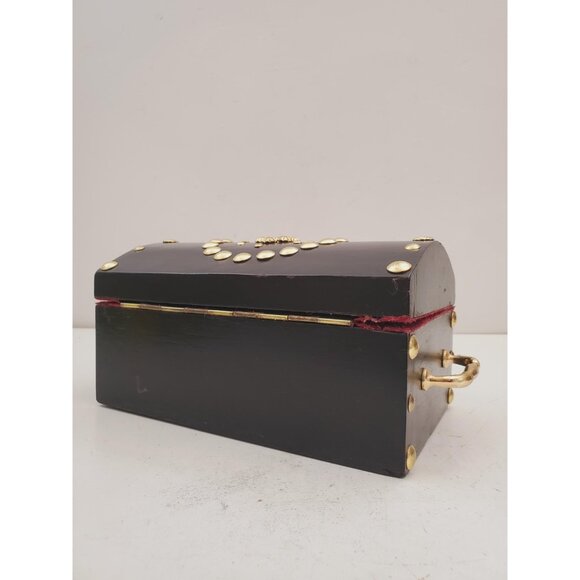 Wooden Keepsake Box, Wooden Chest, Wooden Box, Small Treasure Chest, Wooden - Picture 6 of 10